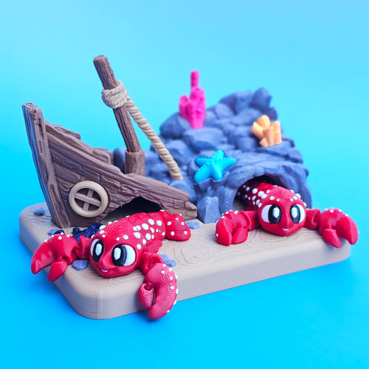Lobster Shipwreck Playset