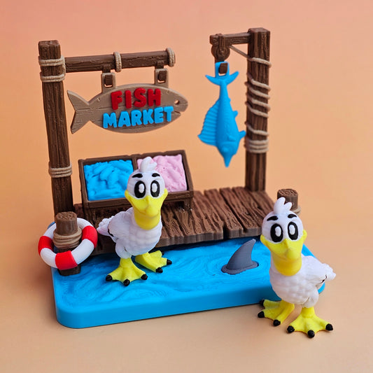 Pelican Fish Market Playset
