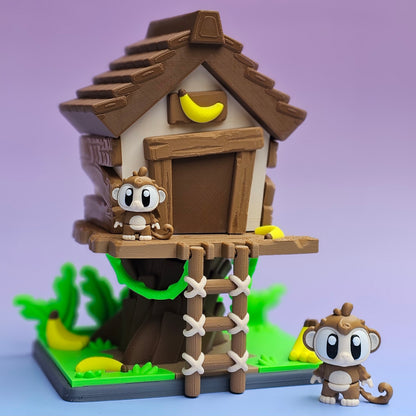 Monkey Treehouse Playset