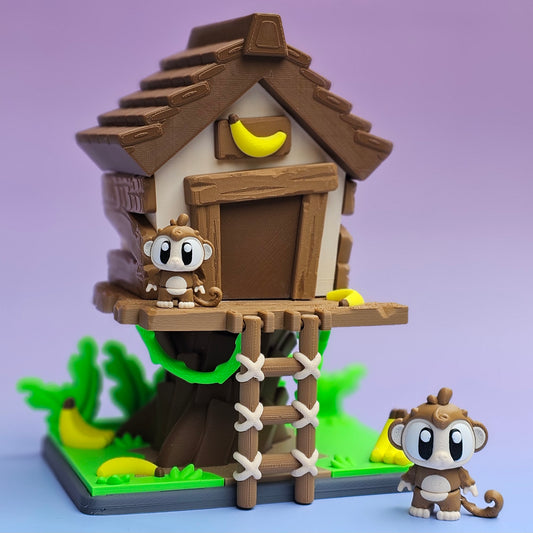 Monkey Treehouse Playset
