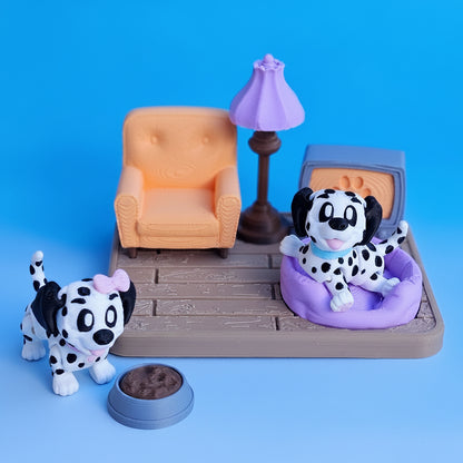 Dalmation Dog Playset