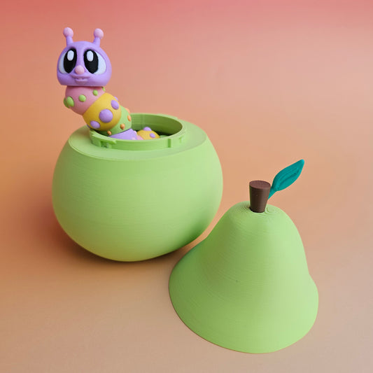 Caterpillar & Pear Playset